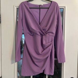 NWT wrap style mini dress